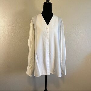 THE ROW Cotton Long Sleeve Shirt Top‎ M Cotton USA Classic Oversized Minimalist